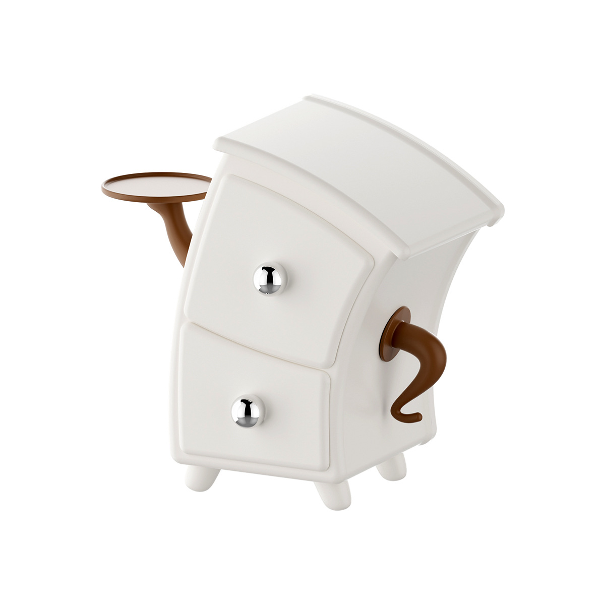 Creative bendable drawer-style desktop storage box 3