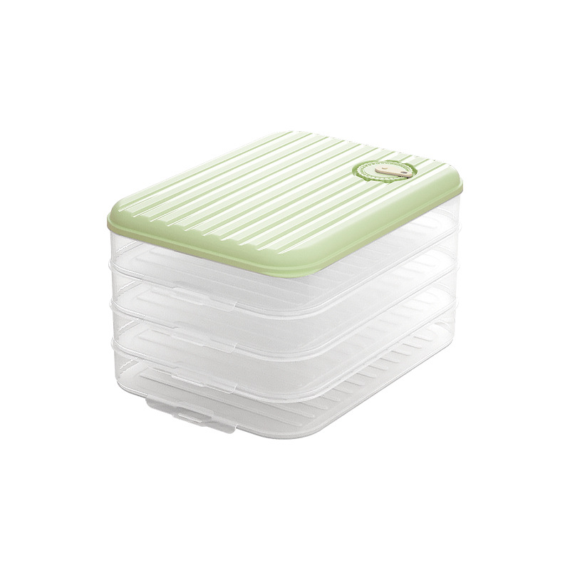 Food-grade material dumpling storage container 2 01
