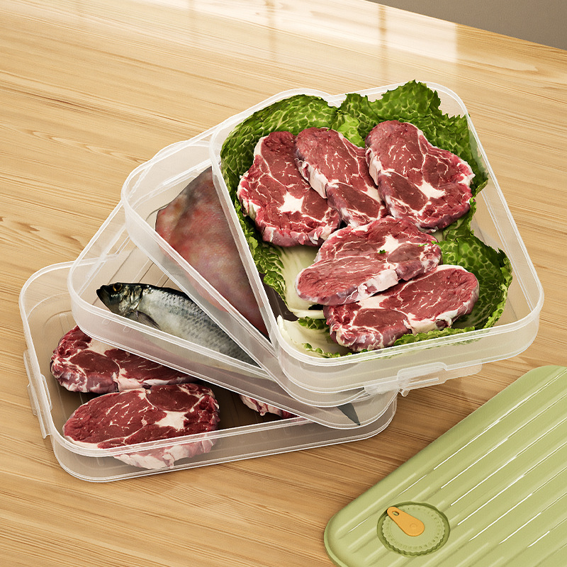 Food-grade material dumpling storage container 2