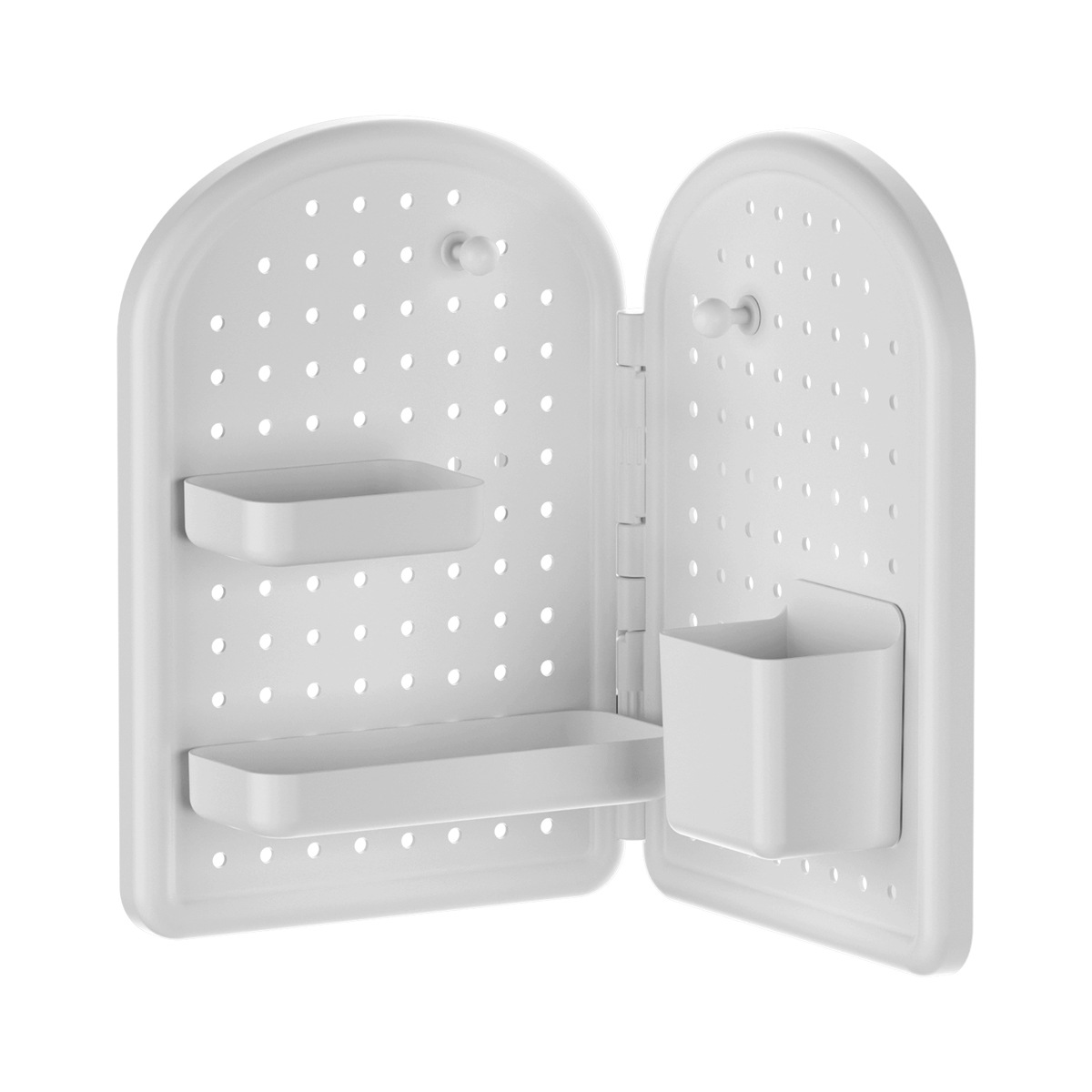 Multifunctional corner vertical stationery shelf 12 01