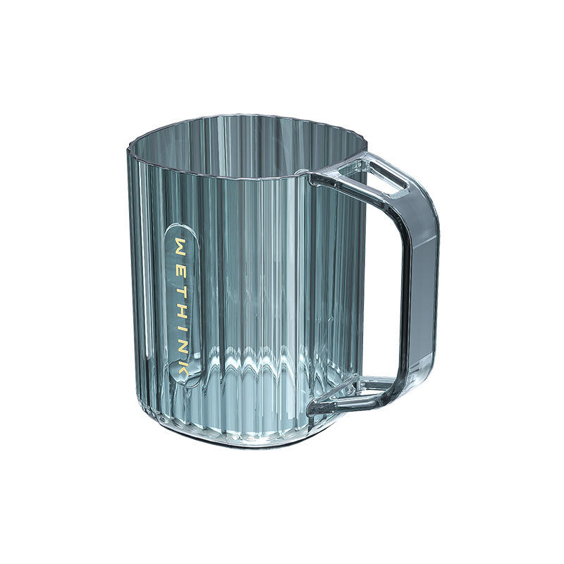 Cute and minimalist transparent plastic toothbrush cup 28