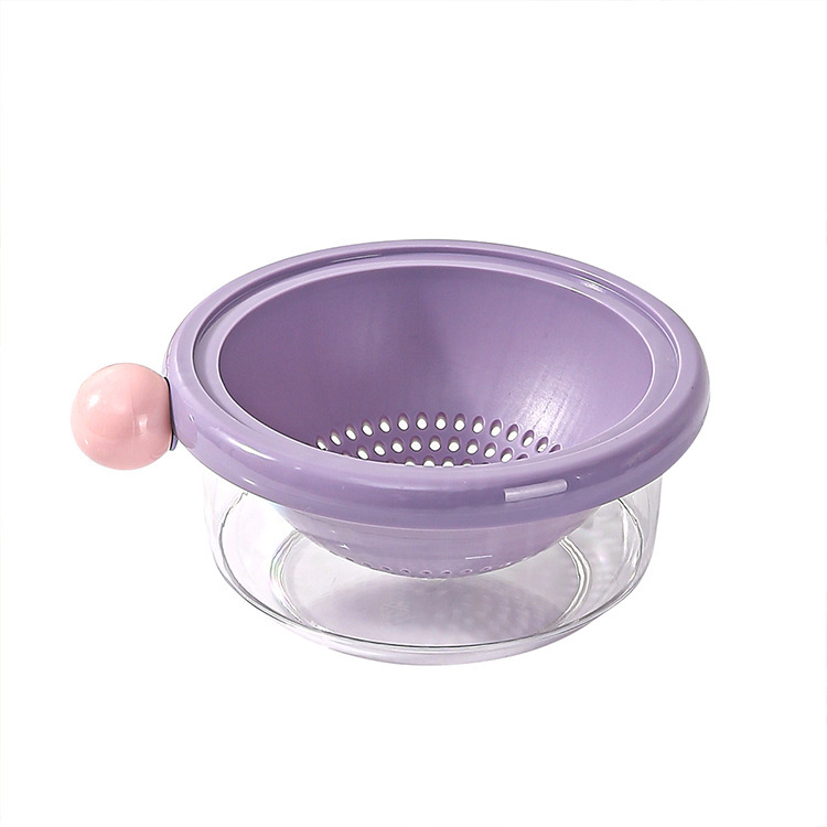 Double-layer dopamine fruit and vegetable washing basket 40 01