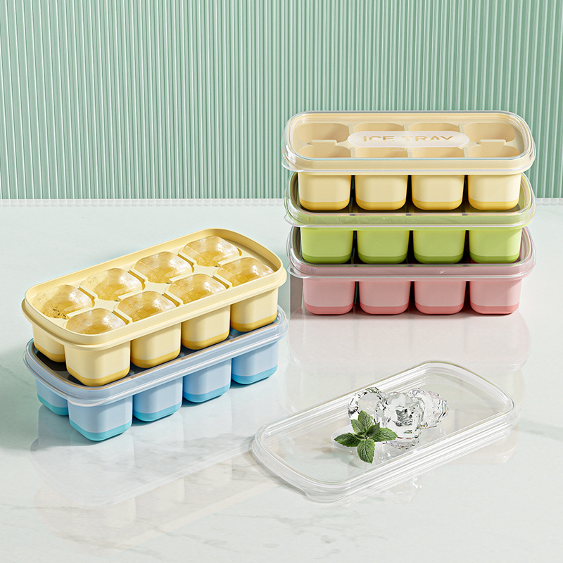 Simple soft-bottom ice cube tray for home use 31 02