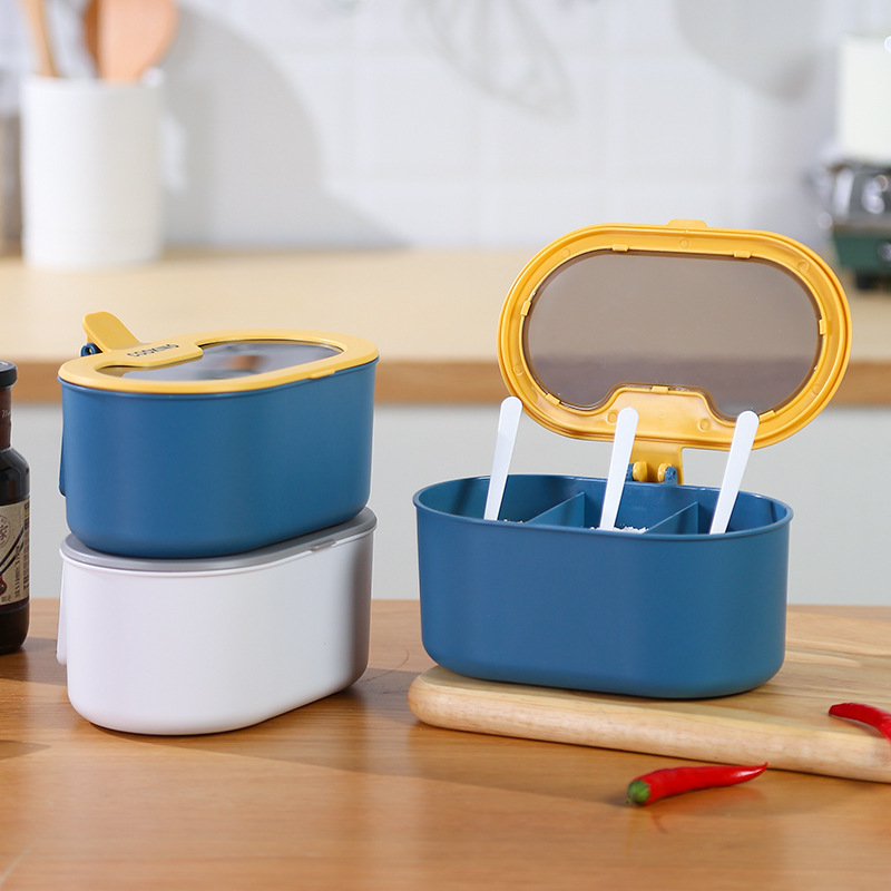 Three-compartment seasoning box set 36