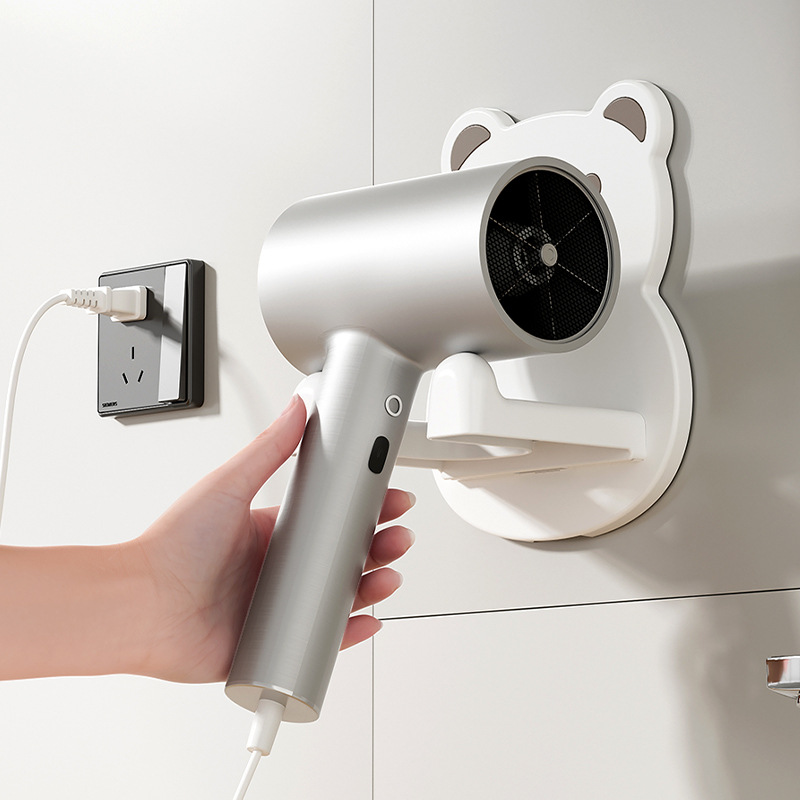 Creative Cartoon Hair Dryer Holder for Bathroom 47