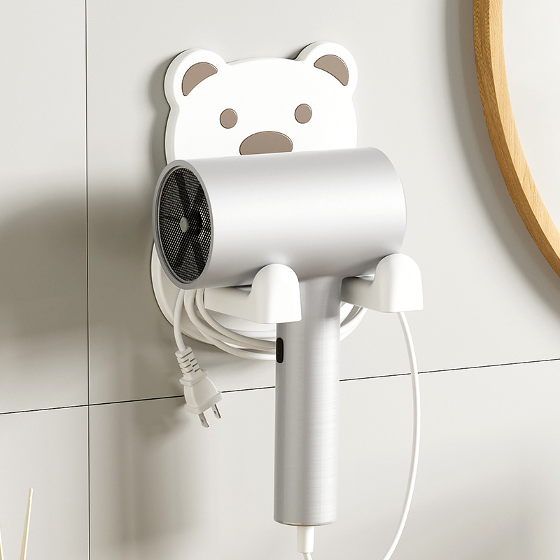 Creative Cartoon Hair Dryer Holder for Bathroom 47