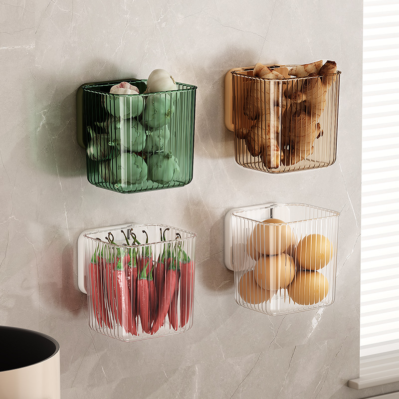 No-drill wall-mounted spice rack for kitchen 44