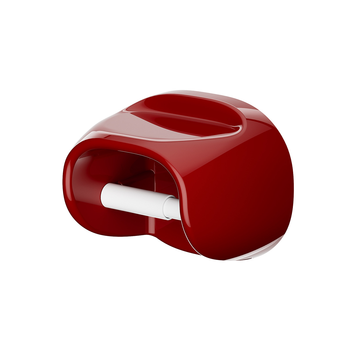 Premium toilet paper holder with storage space on top 59 01