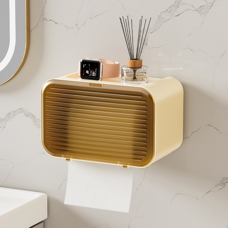 Simple waterproof tissue box for bathroom 55 02